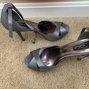 Dark grey (pewter) Fancy High Heels